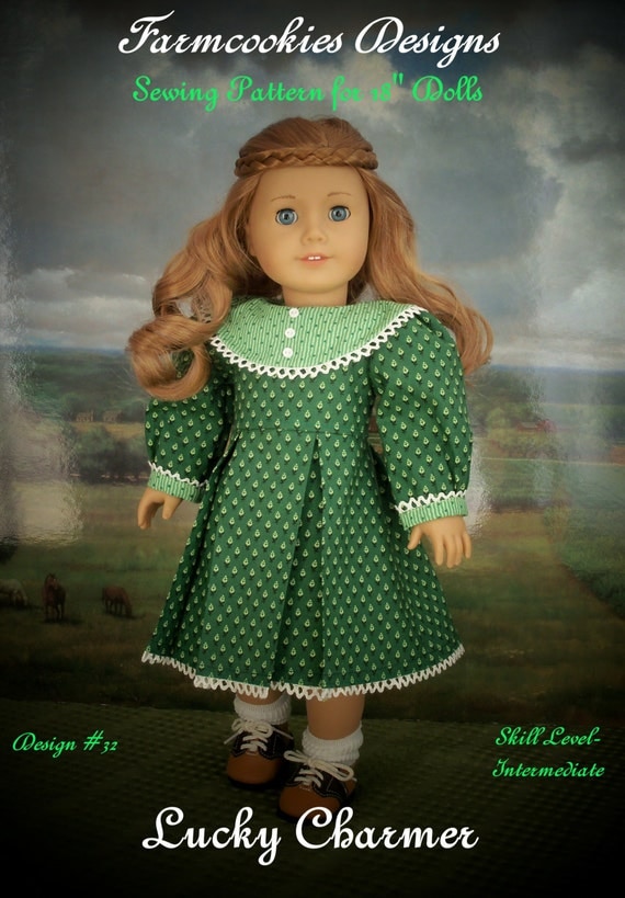 PDF Sewing Pattern/ Lucky Charmer / Clothes for American Girl Kit, Ruthie or Molly