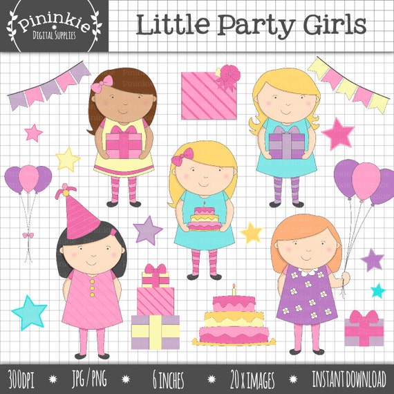 girl party clipart - photo #33