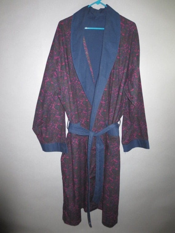 mens paisley bathrobe