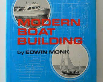 vintage book, Modern Boat Building 1973 from Diz Has Neat Stuff