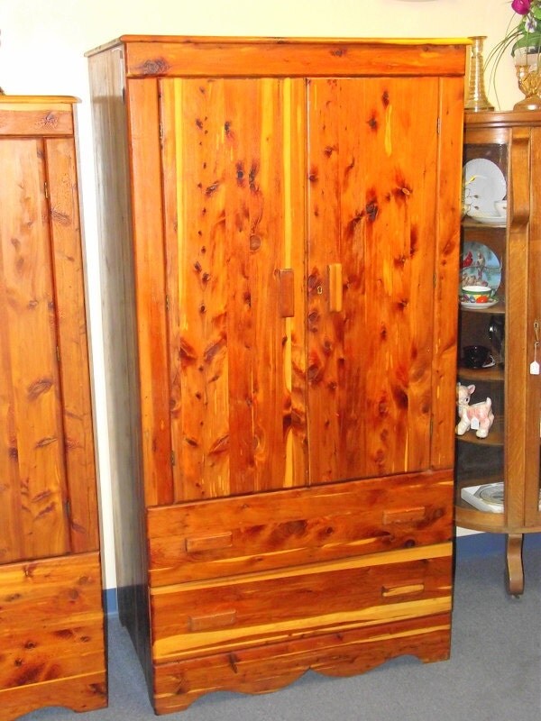 Genuine Kincaid Solid CEDAR Armoire Wardrobe Closet with