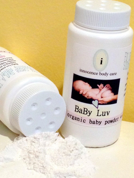 15 Off ORGANIC Baby Powder For Diaper Rash & by InnocenceBodyCare