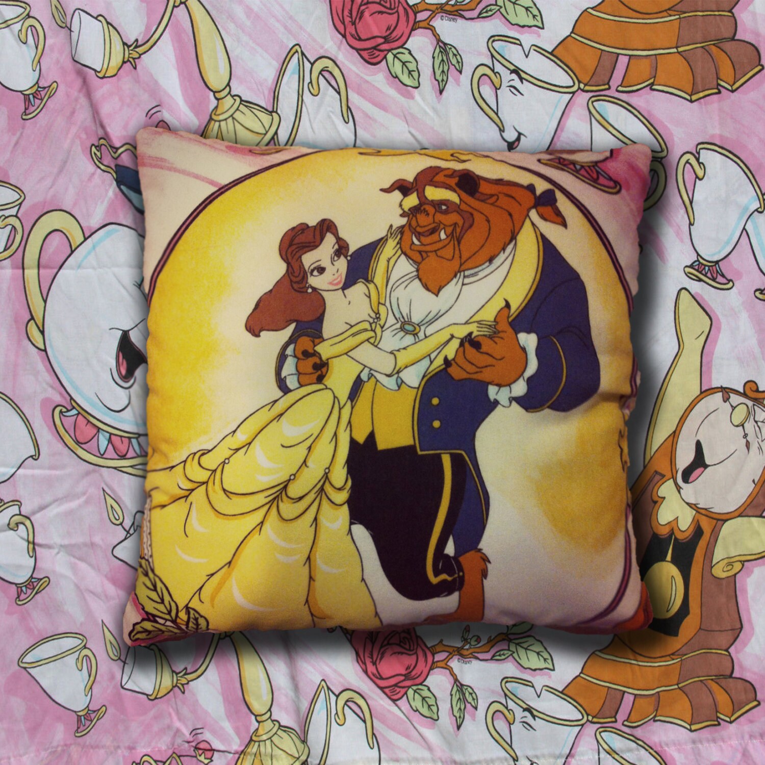 beauty and the beast pillow pet