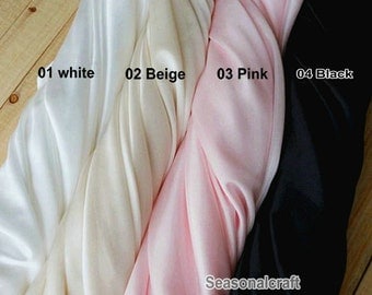 Lining Fabric, Lining Cloth fabric, Dress Lining, Polyester 12 Colors for choice, summer stretch 1 yard (W90)
