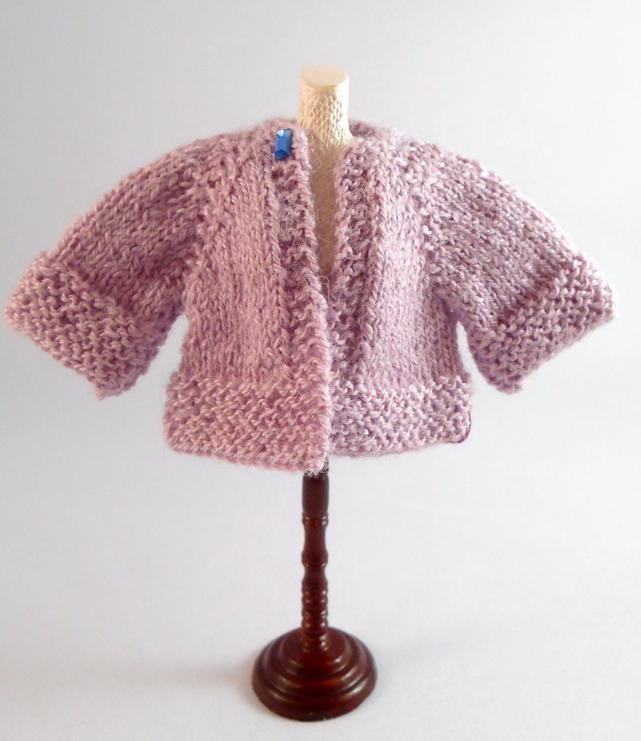 Hand Knitted Sweater 1 inch Scale Dollhouse Miniature