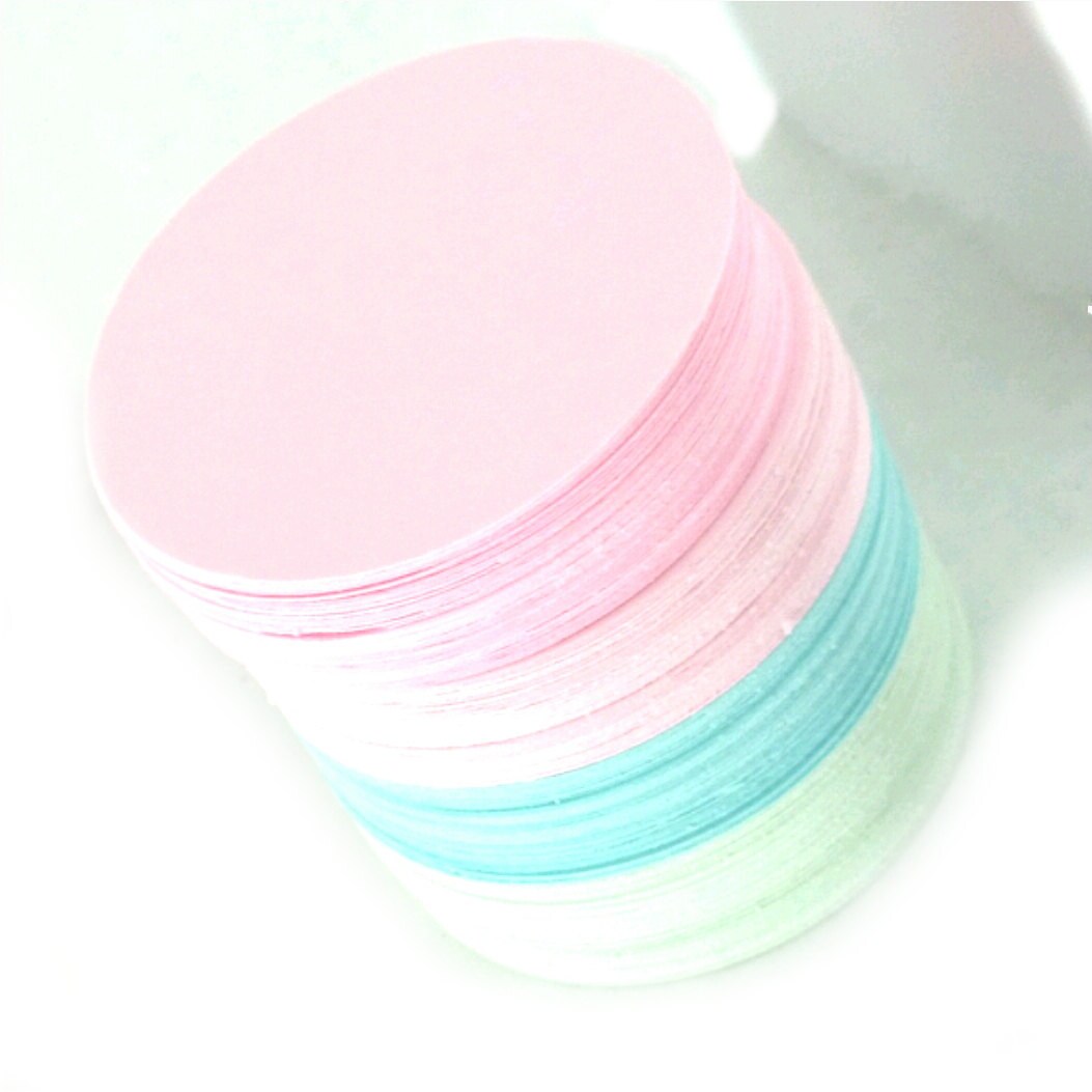 Die Cut Paper Circles Die Cut Shapes Large by FarrallyPaperie