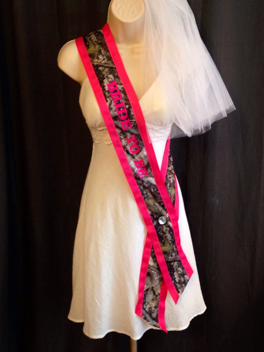 Bachelorette Sash Bridal Shower Sash by LaurenLashDesignsLLC
