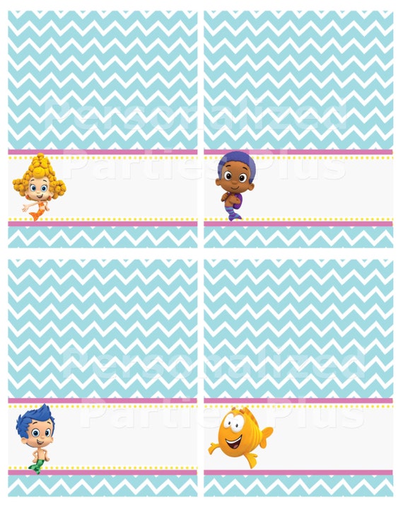 Bubble Guppies food tents for Birthday Party in by PartiesPlus