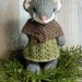 One Of A Kind Mouse Made Mohair Wool Vest 2Y