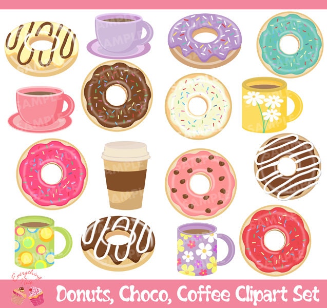 coffee and donuts clipart - photo #24