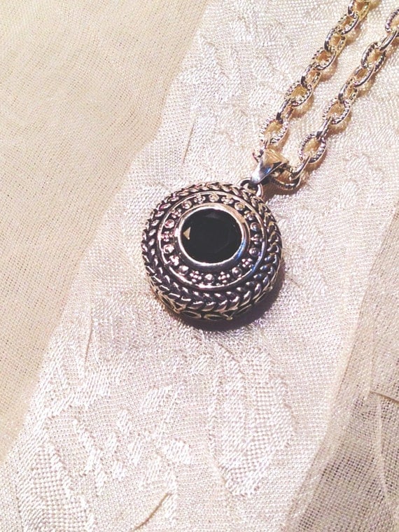 Witchy Black Spinel Necklace Handmade Jewelry
