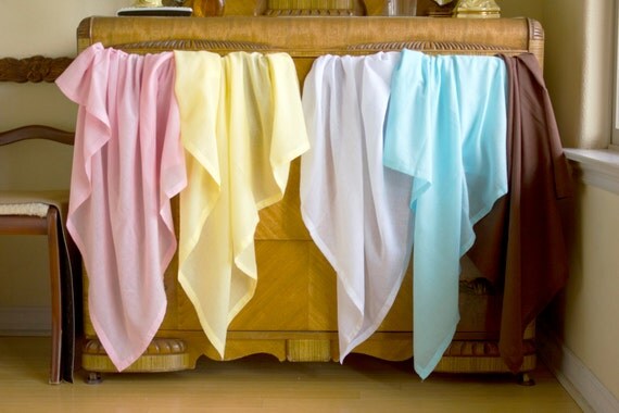 True French Muslin Baby Swaddle Blanket - 100% Cotton Extra Large - PICK YOUR COLOR by TheSnugBugShop