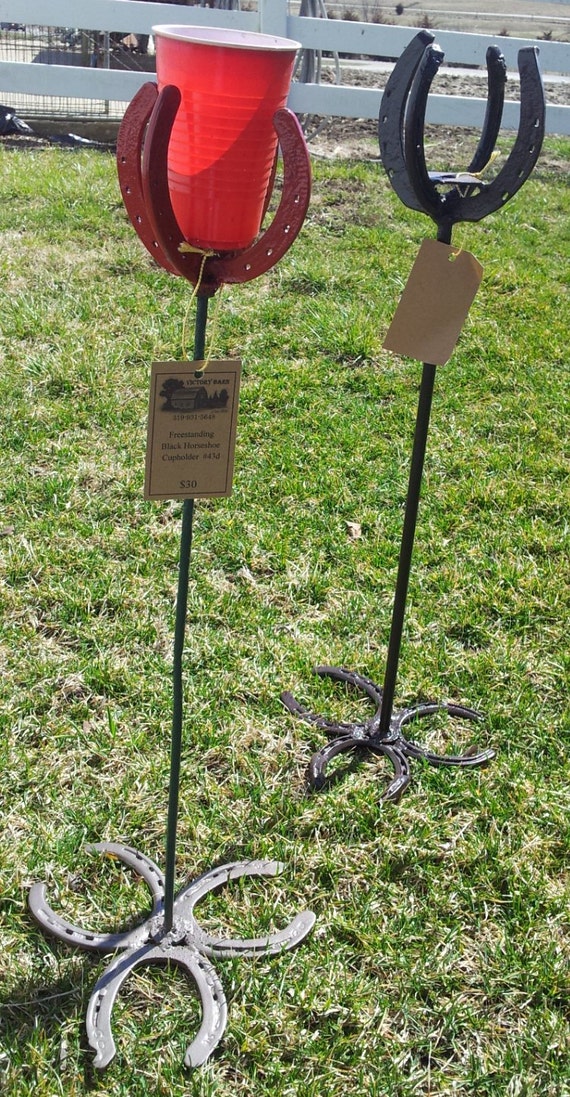 Horseshoe Cup Holder Red Solo Cup Holder Cowboy Cup Holder