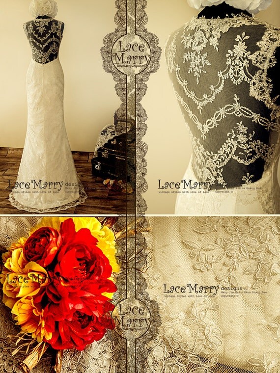 lace mermaid wedding dress