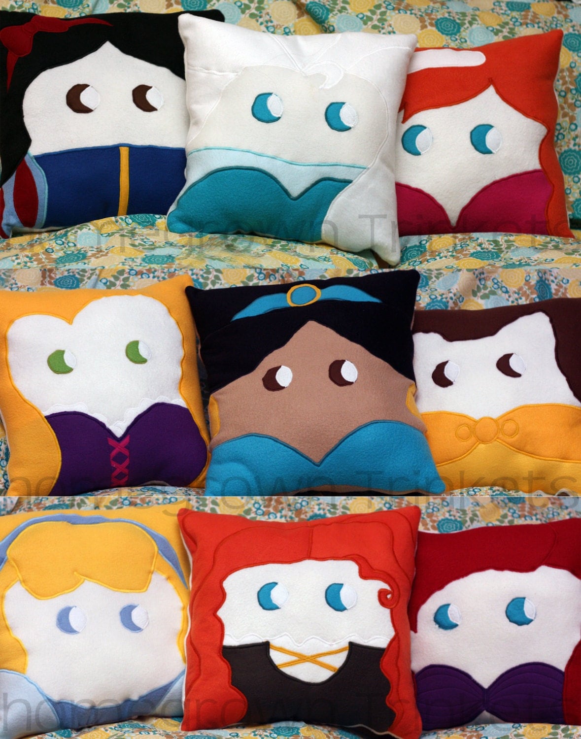 disney character plush pillows