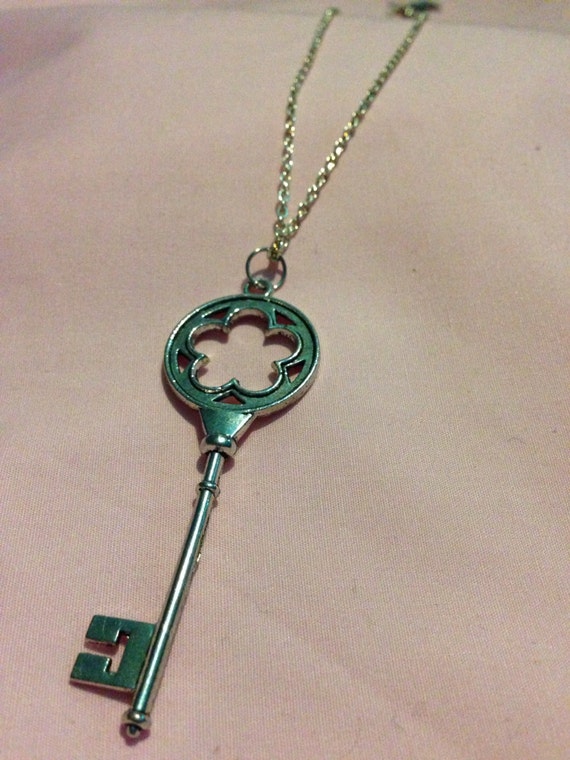 Items similar to Large Key Necklace on Etsy