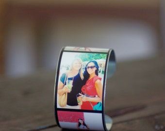 Custom Photo Bracelet, Friendship Gift, Photo Jewelry, Birthday Present, Jewelry Accessories