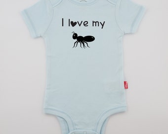 I Love My Aunt Bodysuit in Pale Blue in Size 0-3 Months Cute Baby ...