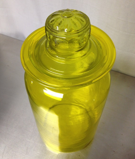 uranium glass jar