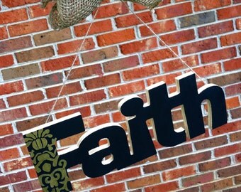 Popular items for Faith sign on Etsy