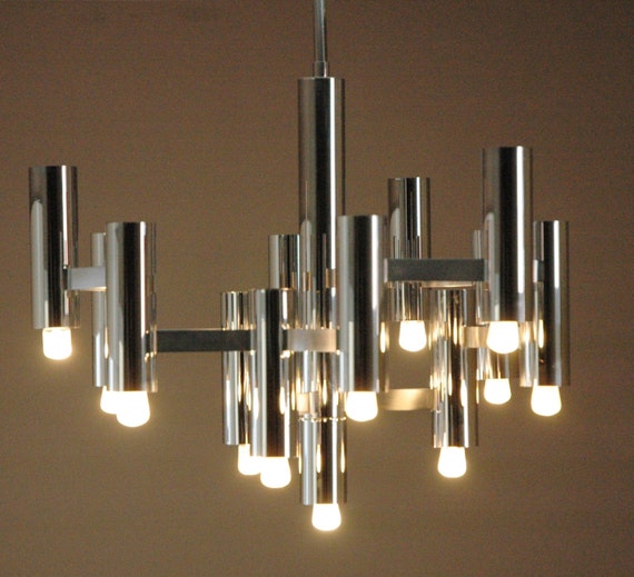 Boulanger lustre pendentif 13 ampoule lampe par iconiclights Lustres désign Vintage