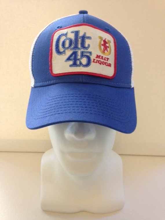 Vintage Colt 45 Malt Liquor Patch Trucker Hat by BobbyBootleggers