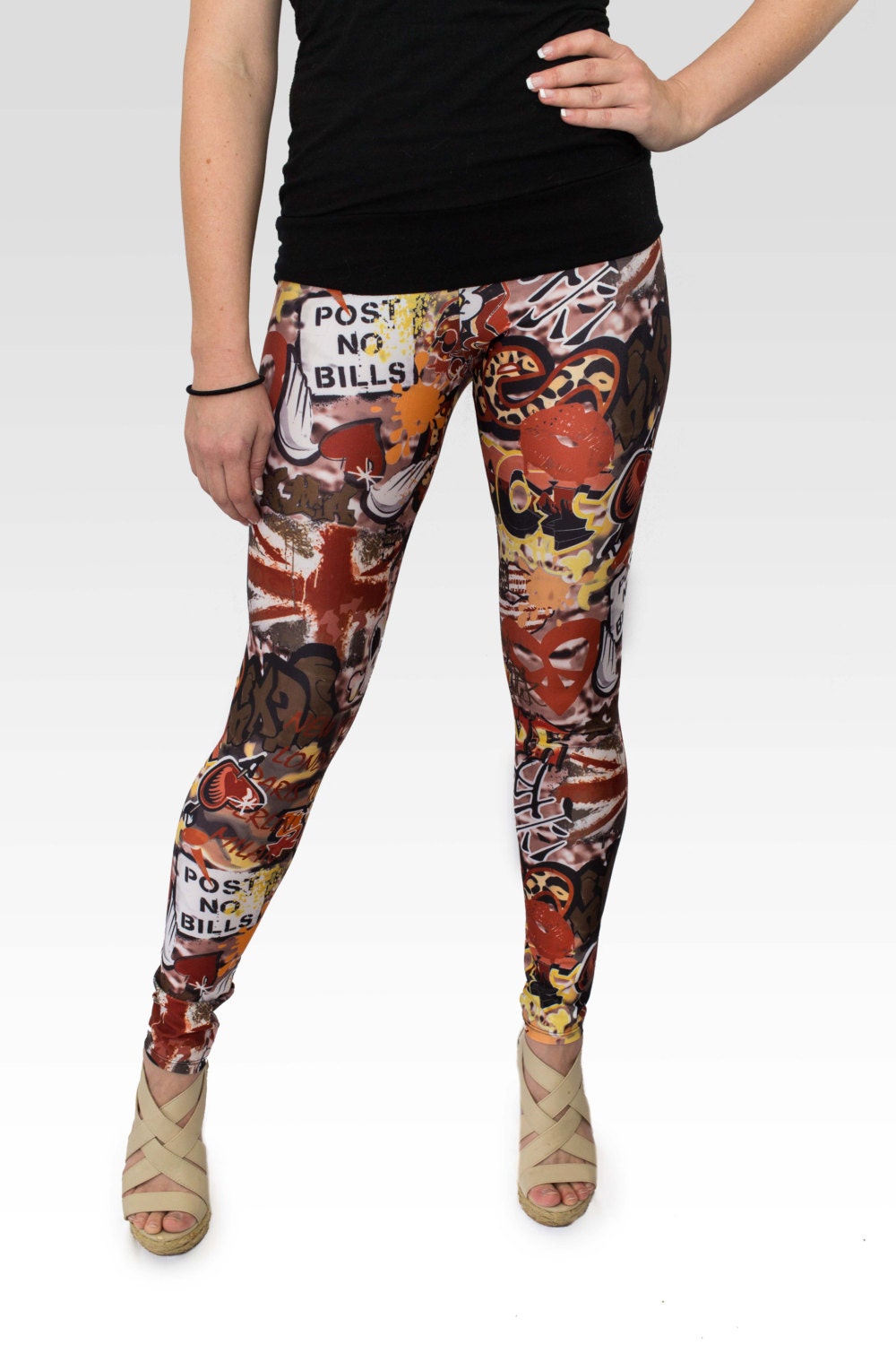 rust leggings womens