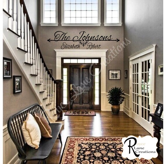 Personalized Family Name 2 Decal Personalized Vinyl Last