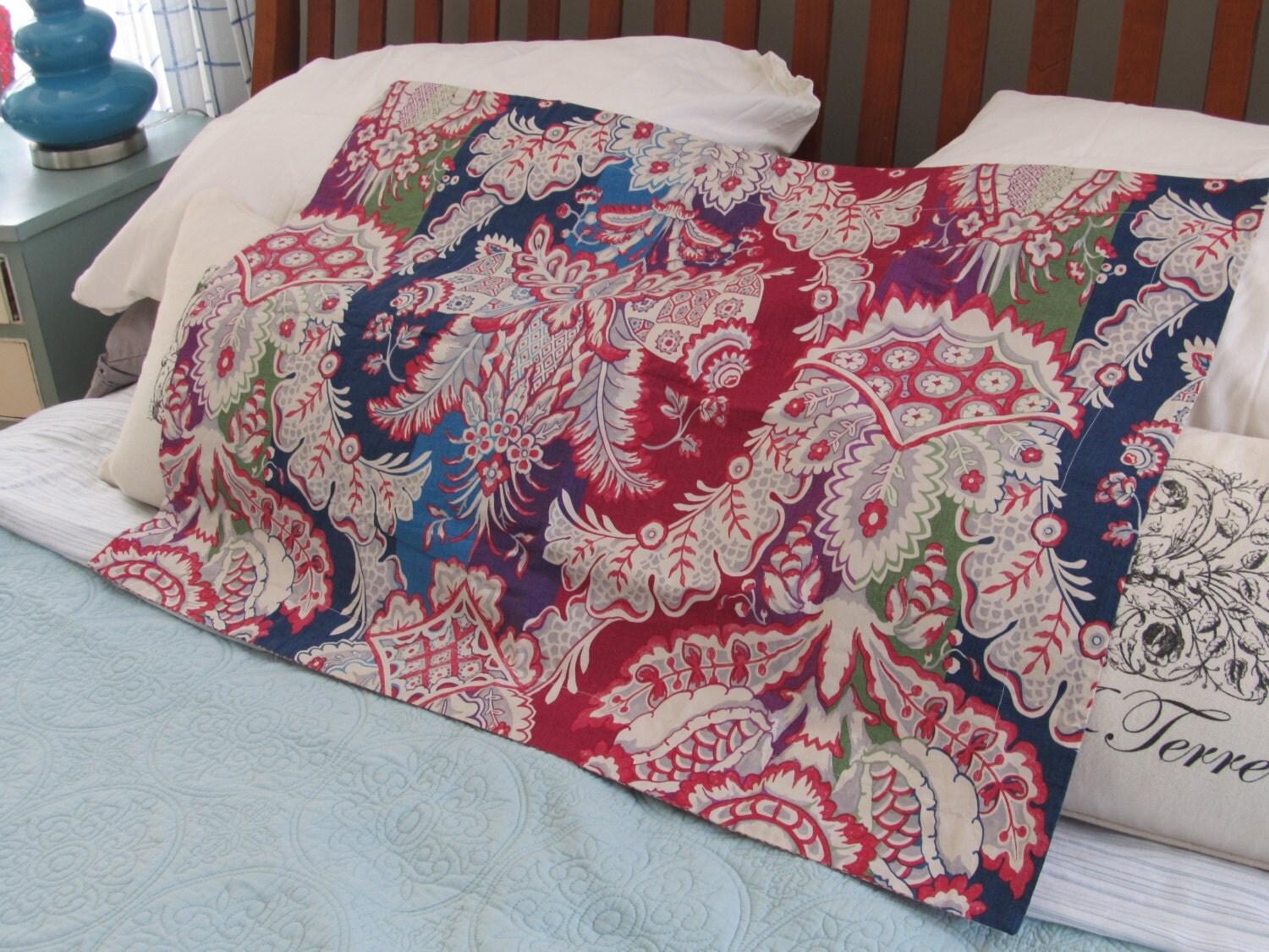 French YVES DELORME Pillow Sham Paris Apartment FLEA Market