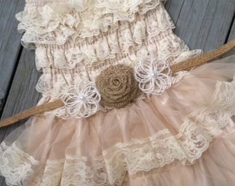 Popular items for rustic flower girl on Etsy