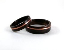woven wooden wedding rings