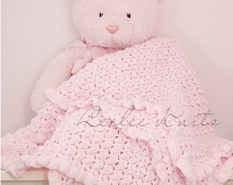 Pattern - Crib Crochet Baby Blanket Pattern