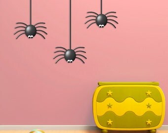 Wall decals spider A438 - Stickers araignée A438