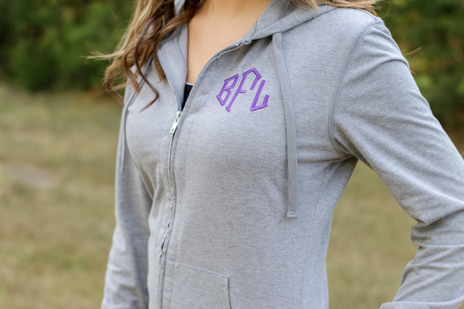 Monogram Zip Up Jacket Monogram Hoodie Full Zip Hoodie