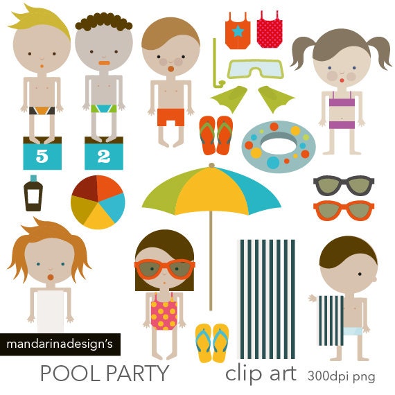 free clip art summer party - photo #30