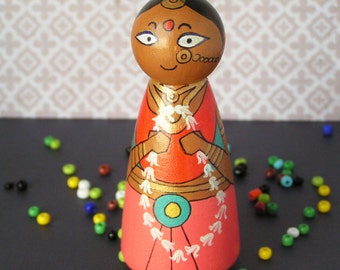 wooden golu dolls