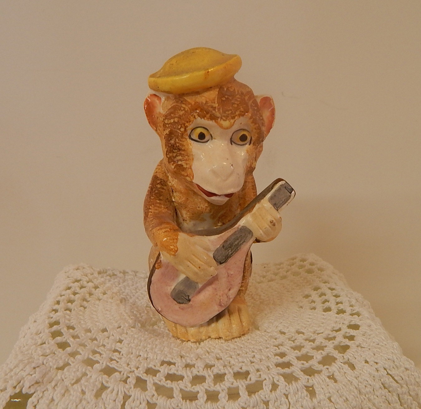 monkey with instrument toy