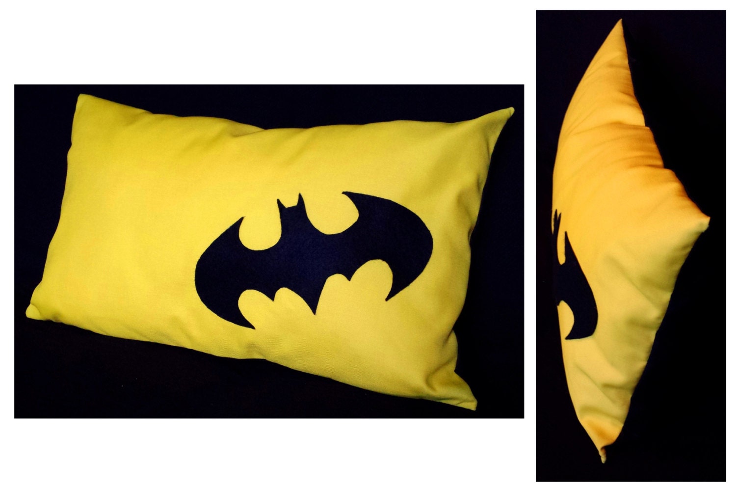 Pillow cover . Batman logo by Tikoutile on Etsy