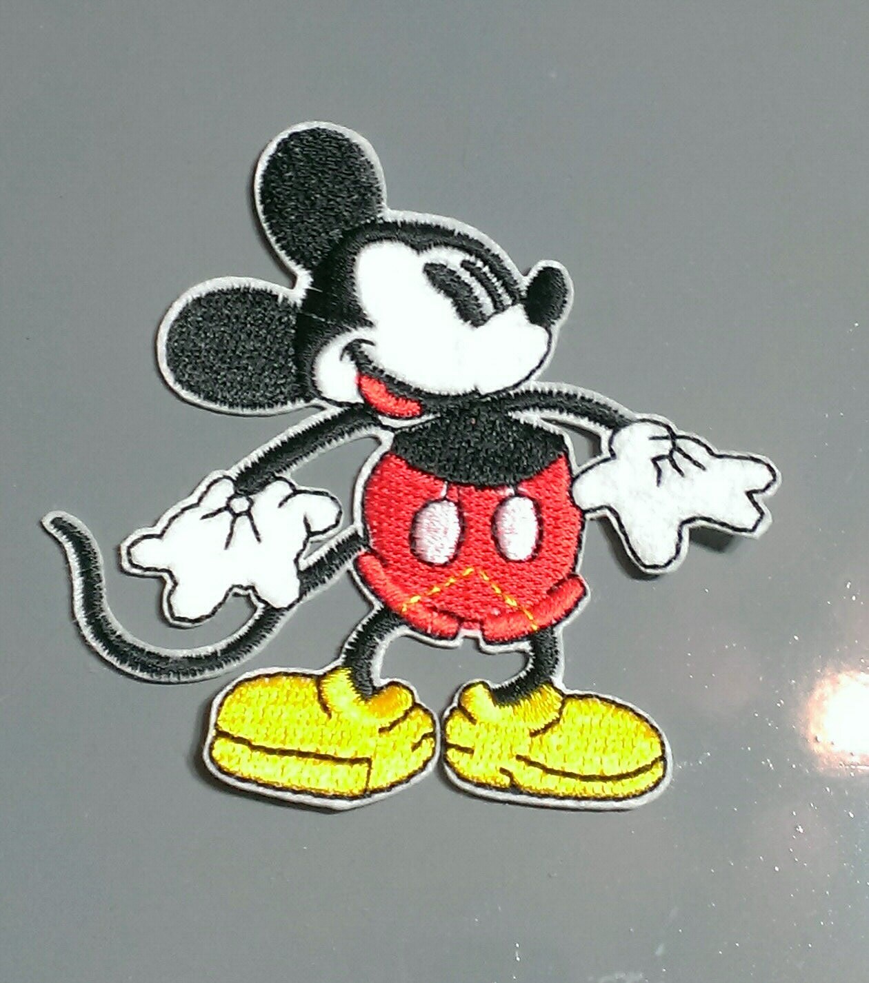 Embroidered Classic Mickey Mouse Iron-on Patch 3 X