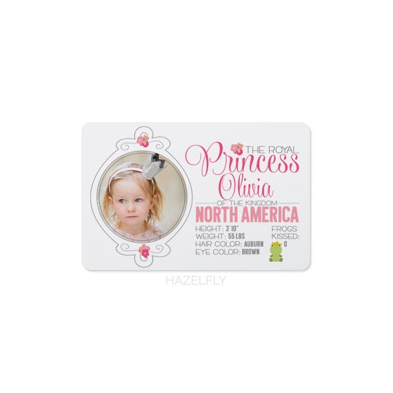 Items similar to Personalized Play ID Card Badge For Kids ...