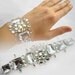 Floating Aurora Borealis Rhinestone Bracelet, Rhinestone Illusion Bracelet, Crystal AB Bridal Bracelet, Illusion Jewelry, Bridesmaid Gift