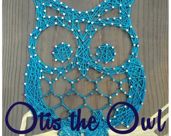 String Art Pattern - Otis the Owl - 9.5" x 7.5"