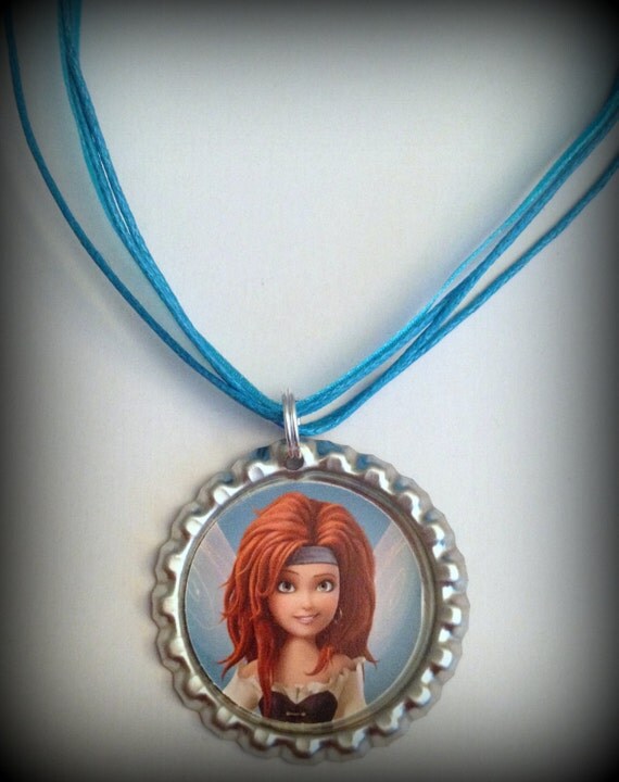 Boutique Bottlecap Necklace Zarina the Pirate by dylivingston