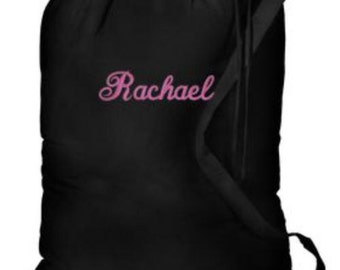 High School Graduation Gifts for Her - Personalized Laundry Bags for College Students - Laundry Bags for Camp - Monogrammed Laundry Bags