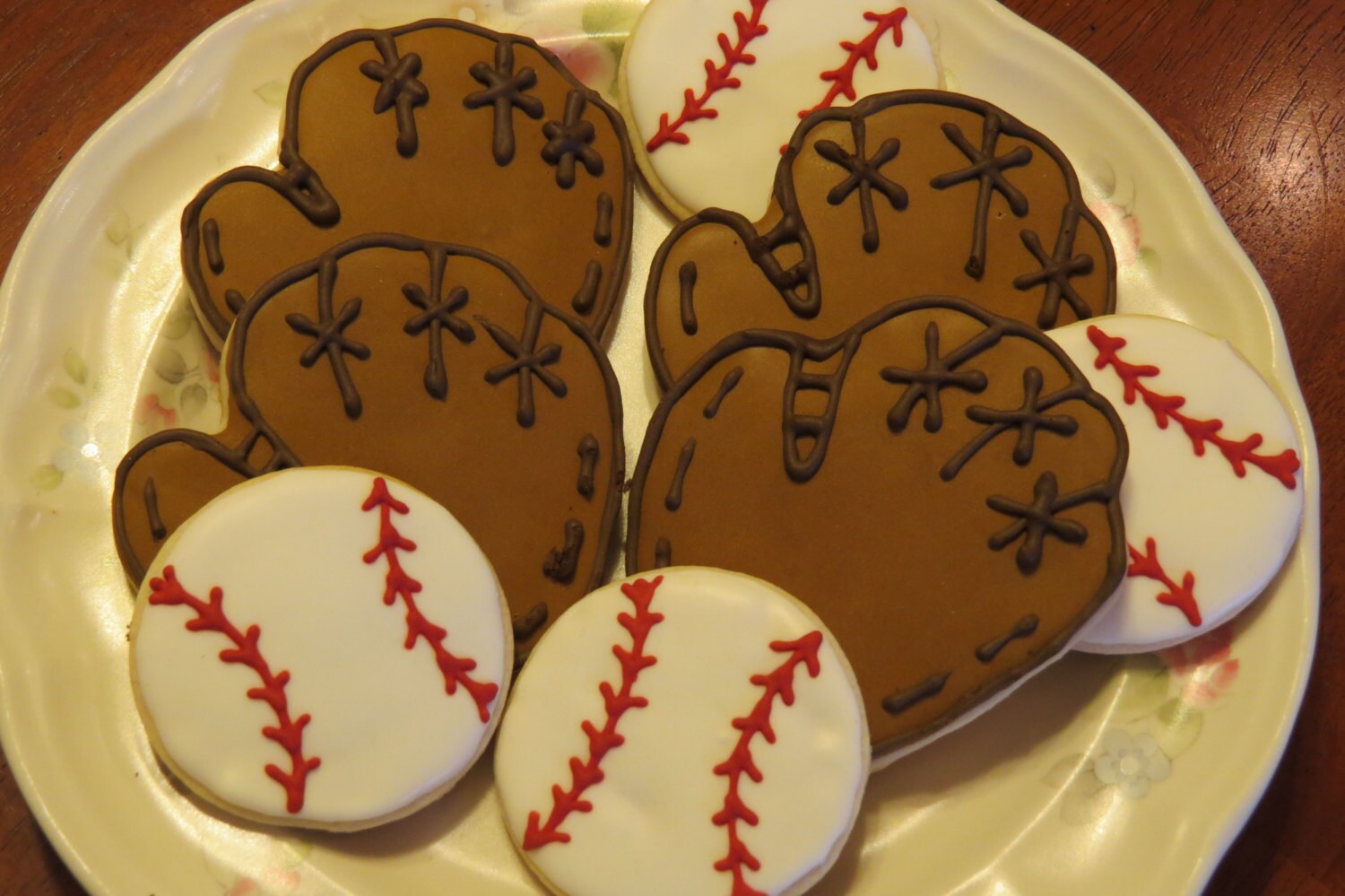 Baseball Cookies Baseball Mitt/Glove Baseball Softball