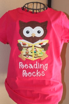 reading rocks t shirt