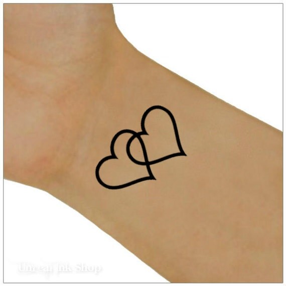 Temporäre Tattoo Herzen wasserdicht Ultra dünnen Fake Tattoos