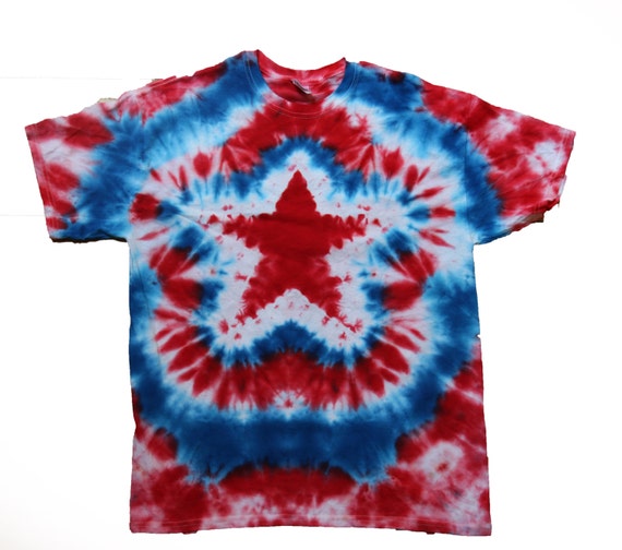 fourth of july tie dye shirts diy