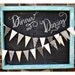 Voilà Vintage 6ft. Pennant *** French Bridal Shower, Parisian Baby Shower, Nursery Decor, Classy Halloween Decor ***
