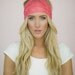 Lace Hair Bands Coral Sheer Lace Headband with Tapered Cut and Scalloped Edge (HB-85)